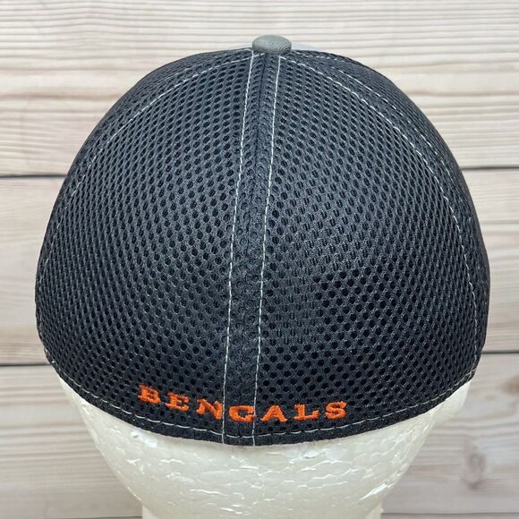 New Era Cincinnati Bengals Hat Size S/M 39Thirty Flex Stretch Fitted Cap Gray - Picture 6 of 16
